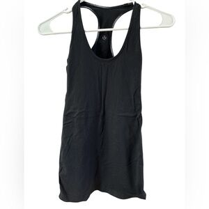 Lululemon black racerback tank top Size Small Great compression
